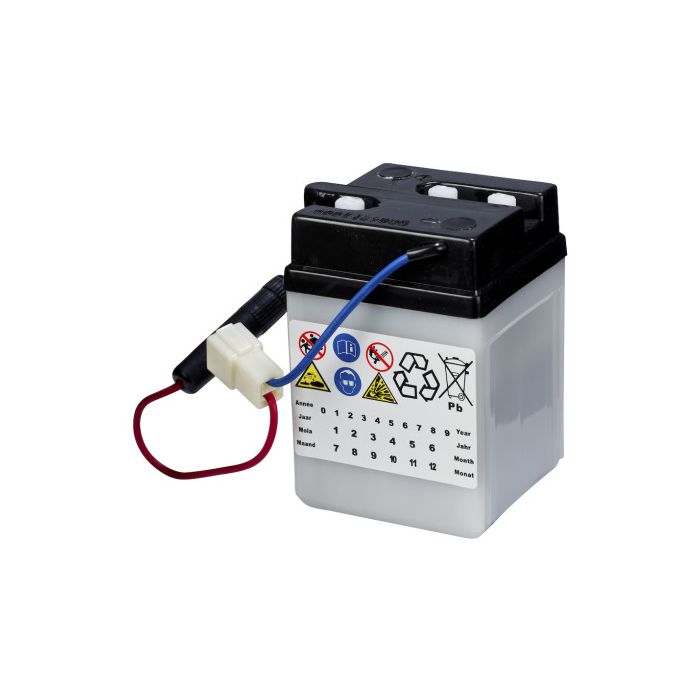 Batterie moto VMF Powersport 6N4C-1B 6 V 4 Ah 30 A – Plomb-acide (électrolyte liquide)