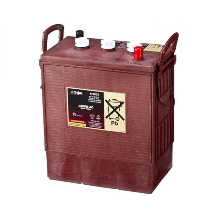 Batterie à décharge lente plomb-acide Trojan J305G-AC 6 V 315 Ah – Plomb-acide (électrolyte liquide)