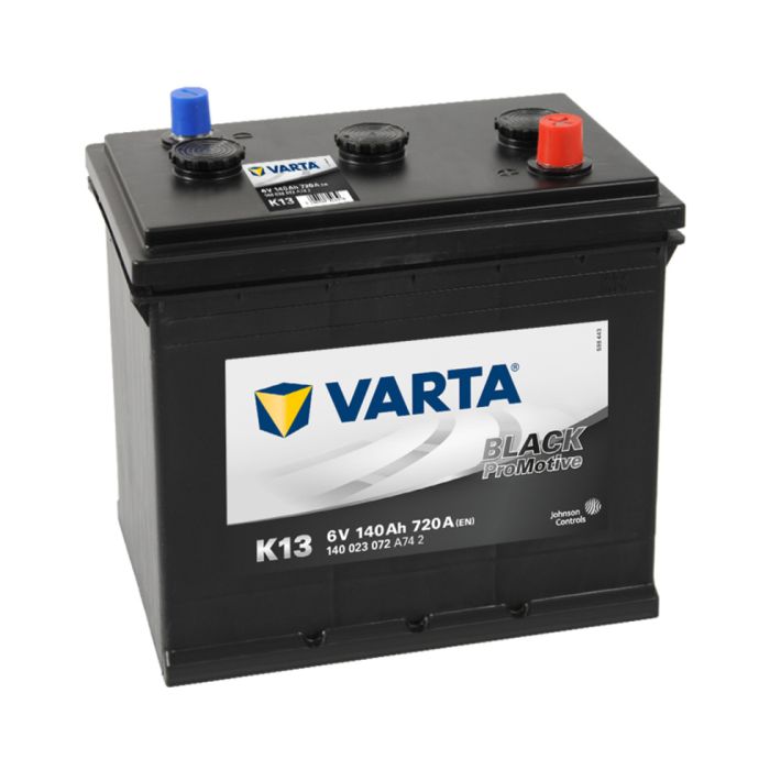 Batterie de démarrage Varta Promotive SLI K13 6 V 140 Ah 720 A – Plomb-acide (sans entretien)