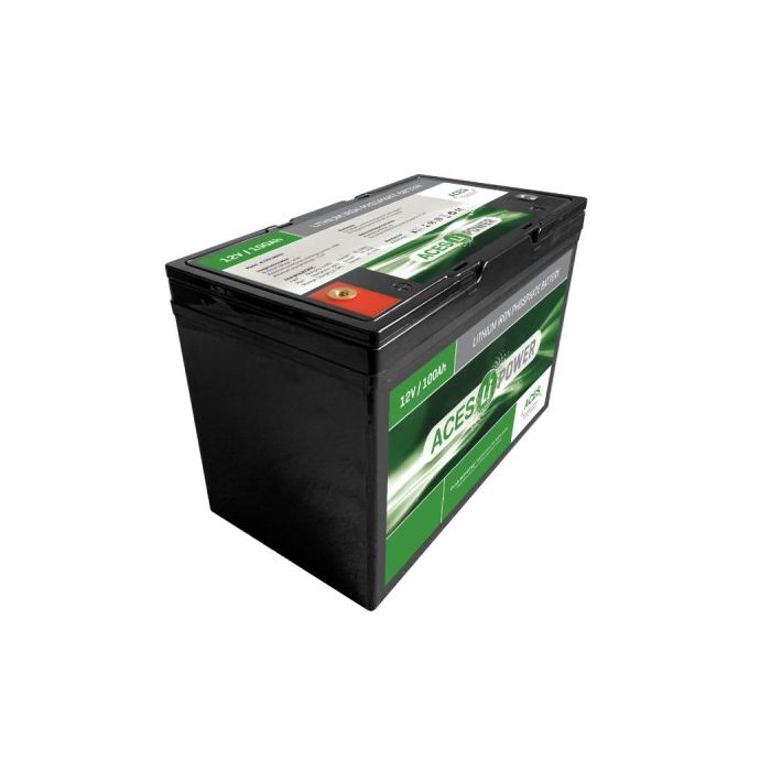 Batterie lithium LiFePO4 ACES Energy AL12V100HFA-BT 12 V 100 Ah – Lithium LiFePO4