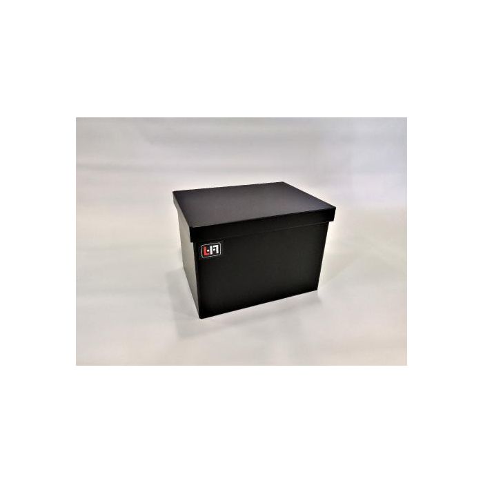 Bac à batterie PE noir avec couvercle pour 2 batteries Optima 4.2 