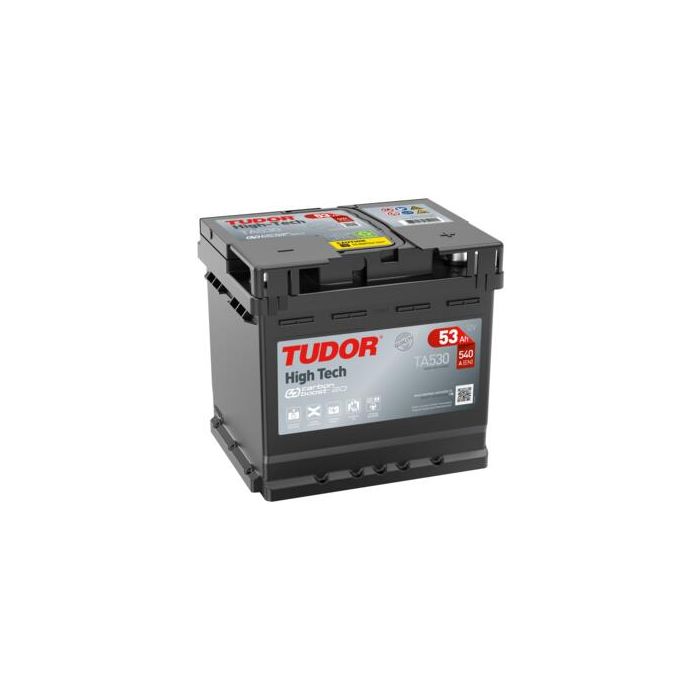Batterie de démarrage Tudor High Tech TA530 12 V 53 Ah 540 A – Plomb-acide (sans entretien)