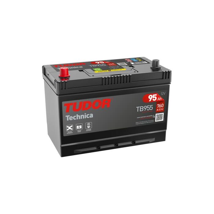 Batterie de démarrage Tudor Technica TB955 12 V 95 Ah 720 A – Plomb-acide (sans entretien)