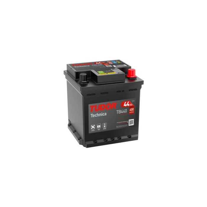 Batterie de démarrage Tudor Technica TB440 12 V 44 Ah 400 A – Plomb-acide (sans entretien)