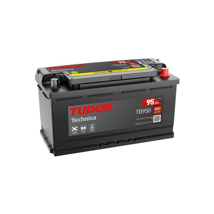 Batterie de démarrage Tudor Technica TB950 12 V 95 Ah 800 A – Plomb-acide (sans entretien)