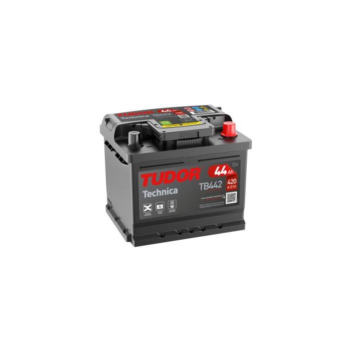 Batterie de démarrage Tudor Technica TB442 12 V 44 Ah 420 A – Plomb-acide (sans entretien)