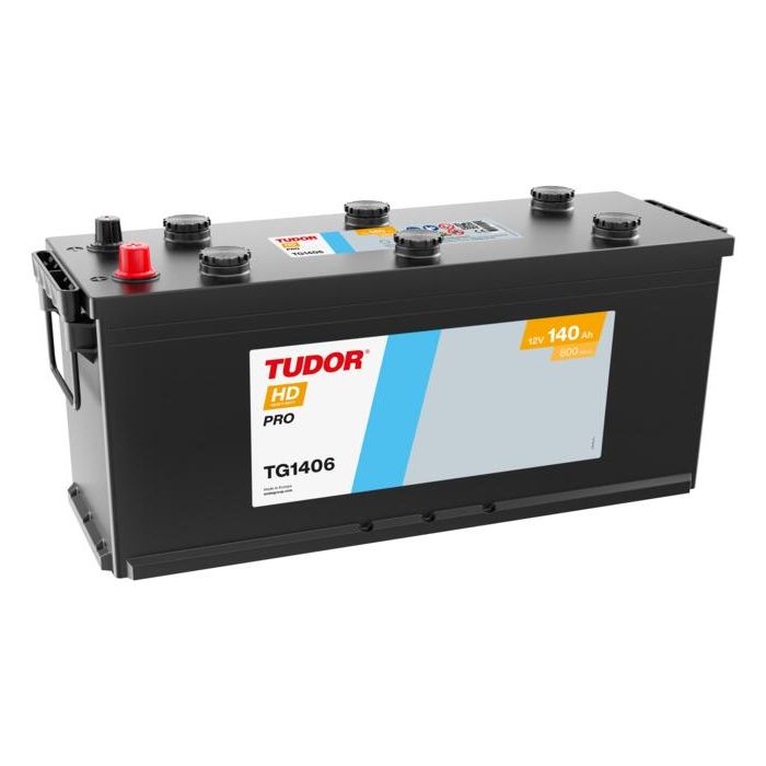 Batterie de démarrage Tudor HD Pro TG1406 12 V 140 Ah 800 A – Plomb-acide (électrolyte liquide)