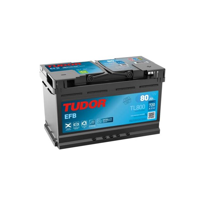 Batterie Start & Stop EFB Tudor TL800 12 V 80 Ah 800 A – EFB