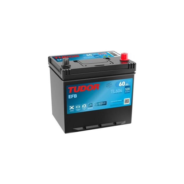 Batterie Start & Stop EFB Tudor TL604 12 V 60 Ah 520 A – EFB