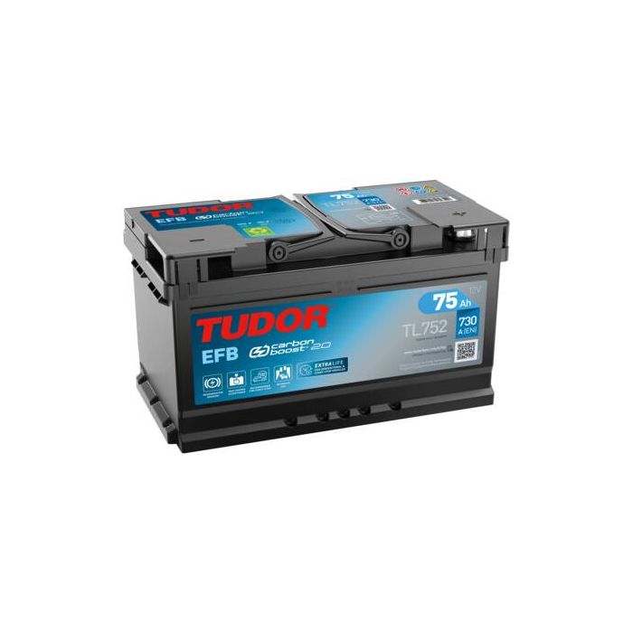 Batterie Start & Stop EFB Tudor TL752 12 V 75 Ah 730 A – EFB