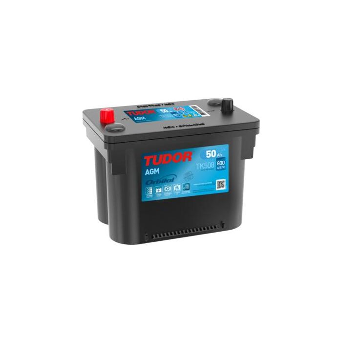Batterie de démarrage Tudor Spiral TK508 12 V 50 Ah 800 A – Cellules spiralées