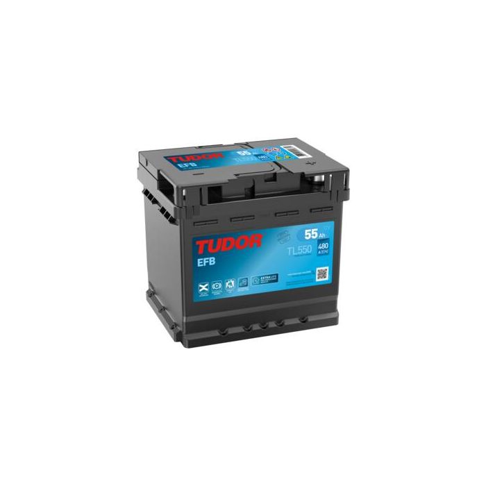 Batterie Start & Stop EFB Tudor TL550 12 V 55 Ah 540 A – EFB
