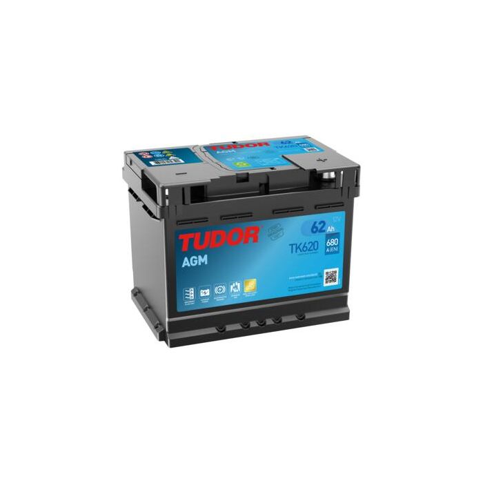 Batterie Start & Stop AGM Tudor TK620 12 V 62 Ah 680 A – AGM