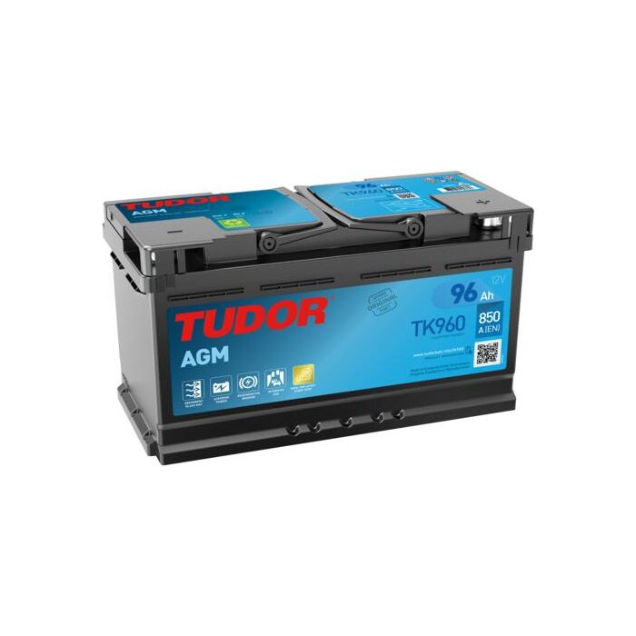 Batterie Start & Stop AGM Tudor TK960 12 V 96 Ah 850 A – AGM