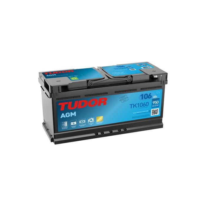 Batterie Start & Stop AGM Tudor TK1060 12 V 106 Ah 950 A – AGM