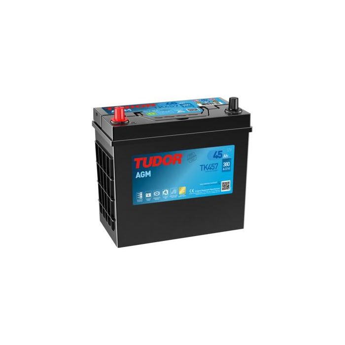 Batterie Start & Stop AGM Tudor TK457 12 V 45 Ah 380 A – AGM