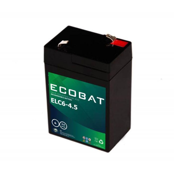 Batterie AGM VRLA Ecobat Light Cycle ELC6-4.5 6 V 4,5 Ah – AGM