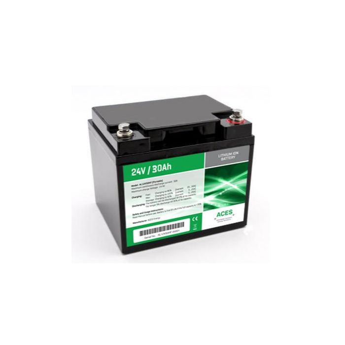 Batterie lithium LiFePO4 ACES Energy HF AL24V30HFA-BT 24 V 30 Ah – Lithium LiFePO4