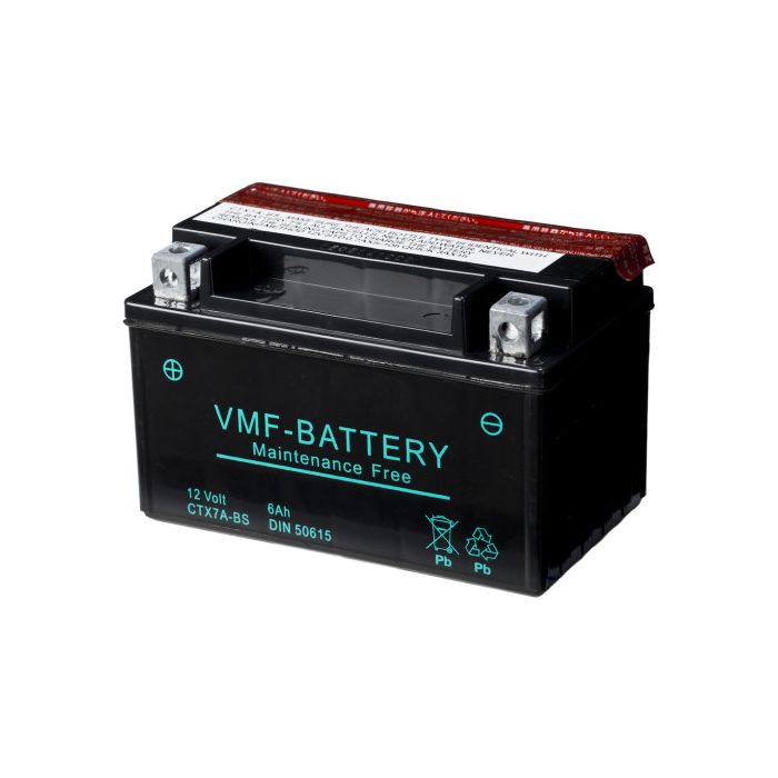 Batterie moto VMF Powersport MF YTX7A-BS 12 V 6 Ah 105 A – AGM
