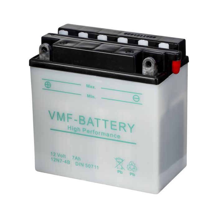Batterie moto VMF Powersport 12N7-4B 12 V 8 Ah 117 A – Plomb-acide (électrolyte liquide)