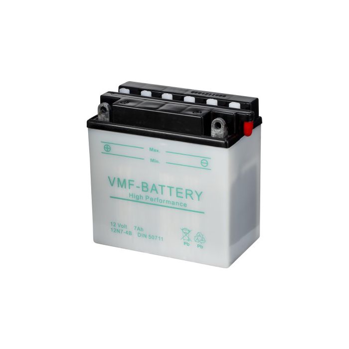 Batterie moto VMF Powersport 12N7-4B 12 V 8 Ah 117 A – Plomb-acide (électrolyte liquide)