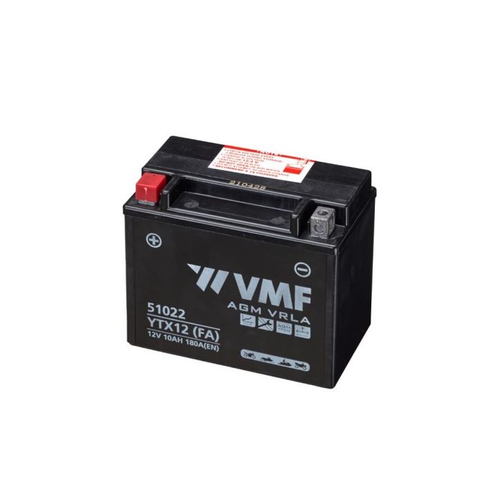 Batterie moto VMF Powersport AGM 51022 12 V 10 Ah 180 A 