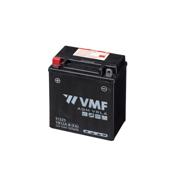 Batterie moto VMF Powersport AGM 51225 12 V 12 Ah 135 A 