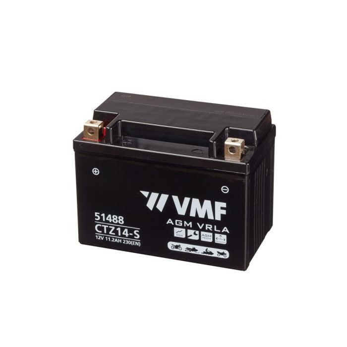 Batterie moto AGM VMF Powersport FA 51488 12 V 11,2 Ah 230 A – AGM