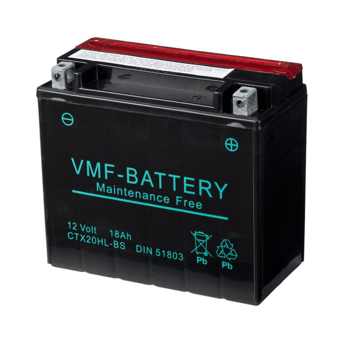 Batterie moto VMF Powersport YTX20HL 12 V 18 Ah 270 A – AGM