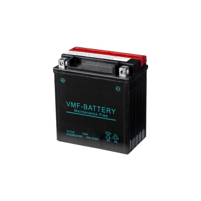 Batterie moto VMF Powersport MF YTX20CH-BS 12 V 18 Ah 250 A – AGM