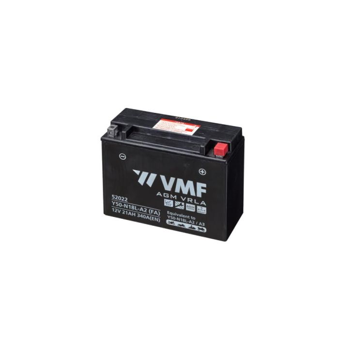 Batterie moto VMF Powersport FA Y50-N28L-A2 12 V 21 Ah 340 A – AGM