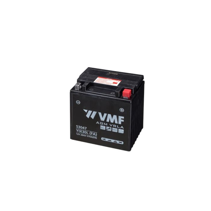 Batterie moto VMF Powersport FA YTX30L 12 V 28 Ah 370 A – AGM