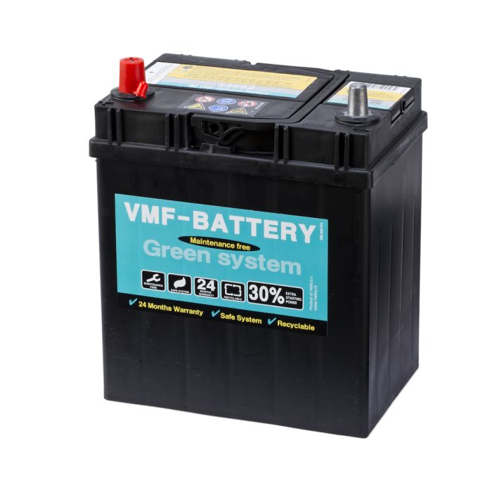 Batterie de démarrage VMF Green System 53522 12 V 35 Ah 300 A – Plomb-acide (sans entretien)