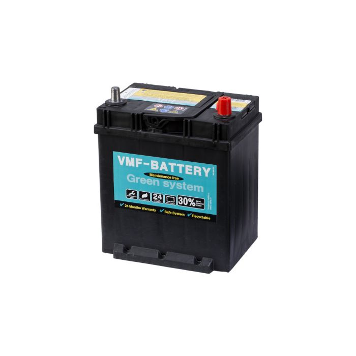 Batterie de démarrage VMF Green System 53587 12 V 35 Ah 300 A – Plomb-acide (sans entretien)
