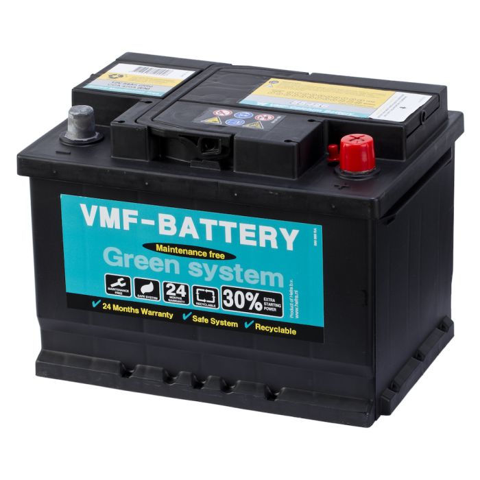 Batterie de démarrage VMF Green System 55426 12 V 54 Ah 470 A – Plomb-acide (sans entretien)