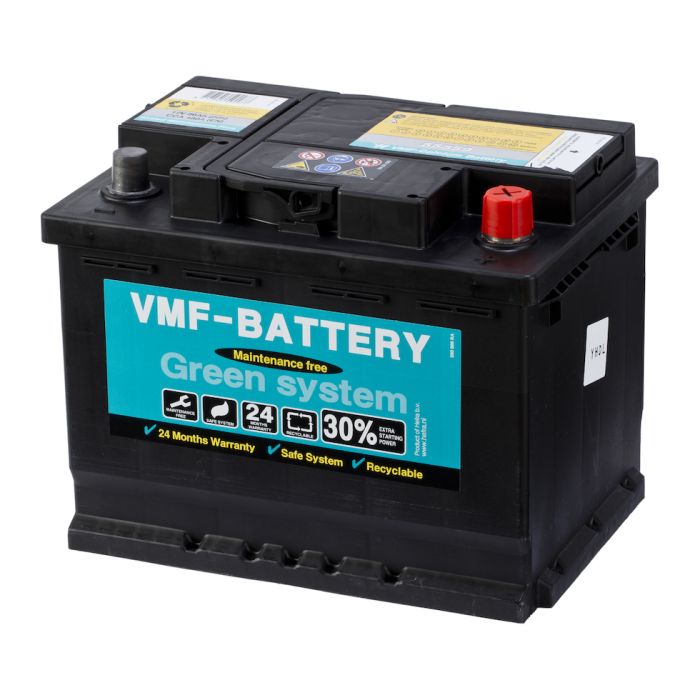 Batterie de démarrage VMF Green System 55559 12 V 55 Ah 470 A – Plomb-acide (sans entretien)