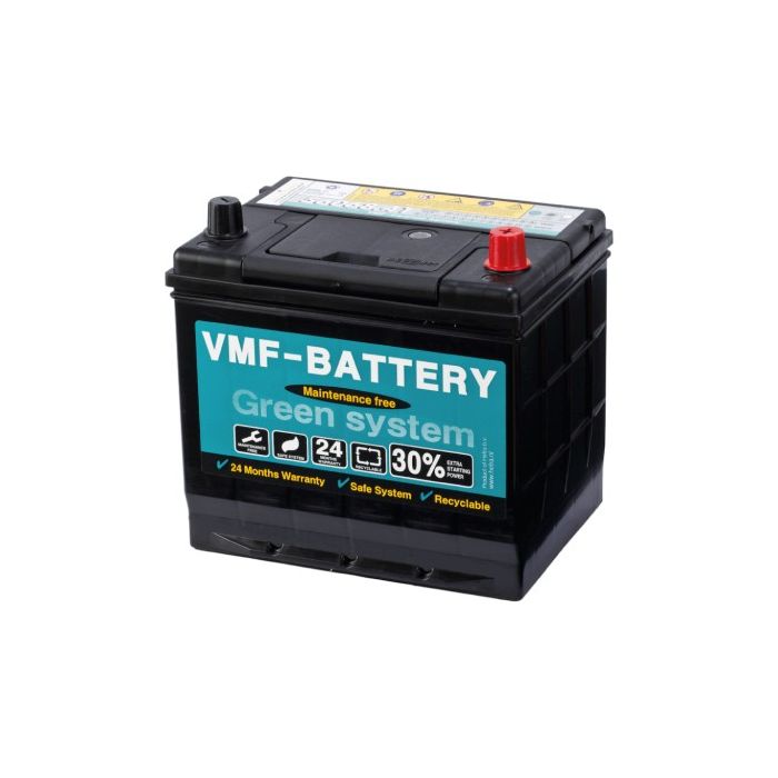 Batterie de démarrage VMF Green System 56068 12 V 60 Ah 480 A – Plomb-acide (sans entretien)