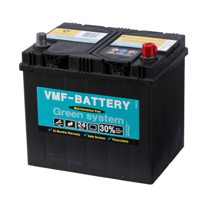 Batterie de démarrage VMF Green System 56068-42 12 V 60 Ah 480 A – Plomb-acide (sans entretien)