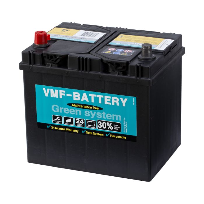Batterie de démarrage VMF Green System 56069 12 V 60 Ah 510 A – Plomb-acide (sans entretien)