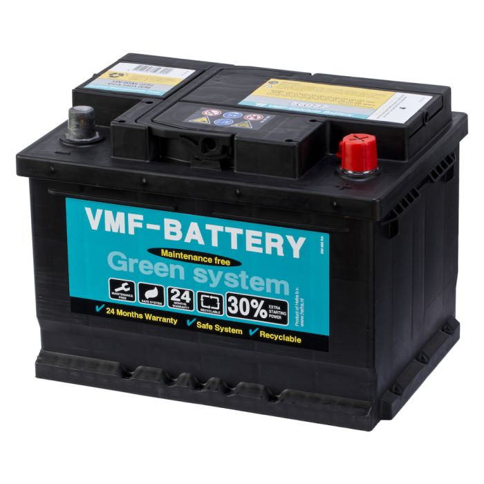 Batterie de démarrage VMF Green System 56077 12 V 60 Ah 540 A – Plomb-acide (sans entretien)