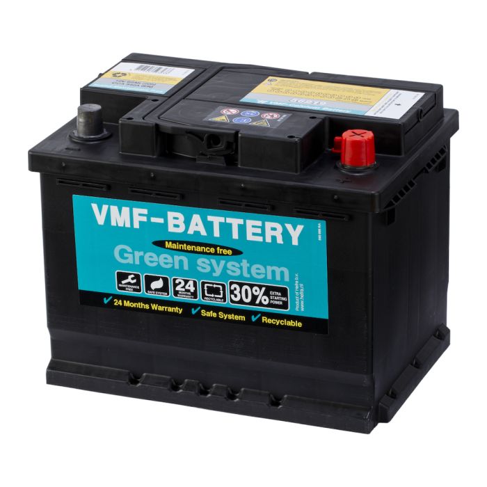 Batterie de démarrage VMF Green System 56219 12 V 62 Ah 540 A – Plomb-acide (sans entretien)