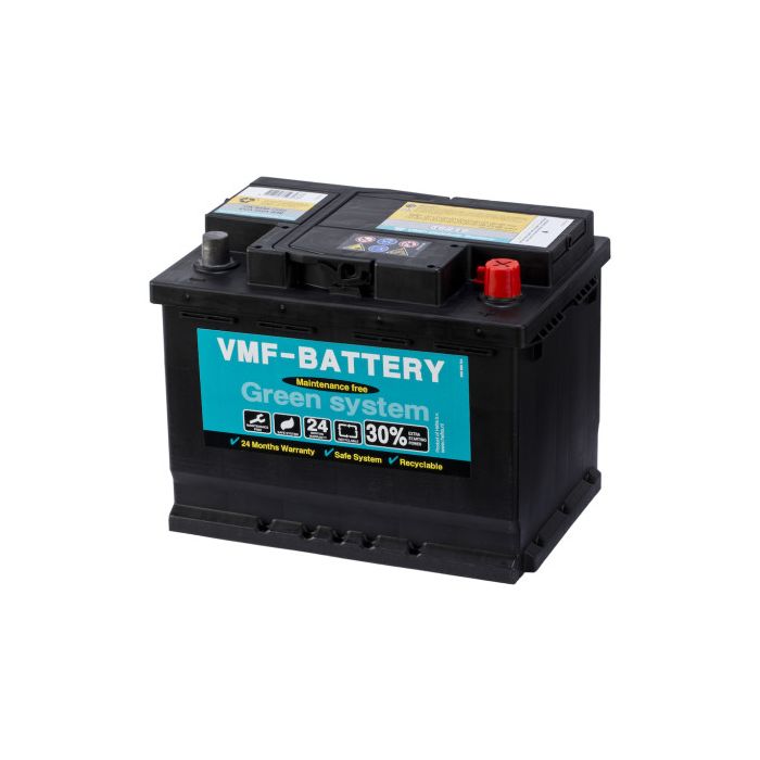 Batterie de démarrage VMF Green System 56219 12 V 62 Ah 540 A – Plomb-acide (sans entretien)
