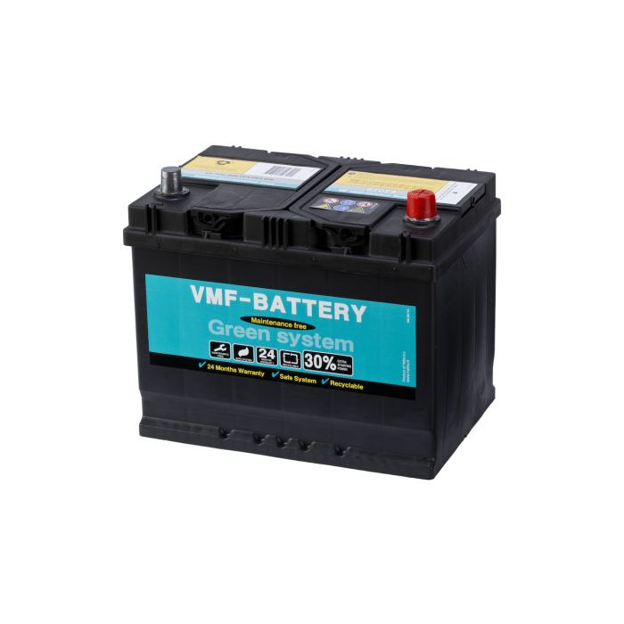 Batterie de démarrage VMF Green System 57029 12 V 70 Ah 550 A – Plomb-acide (sans entretien)