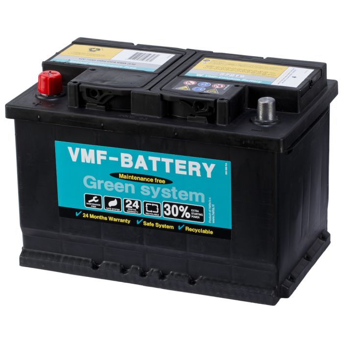 Batterie de démarrage VMF Green System 57219 12 V 72 Ah 680 A – Plomb-acide (sans entretien)