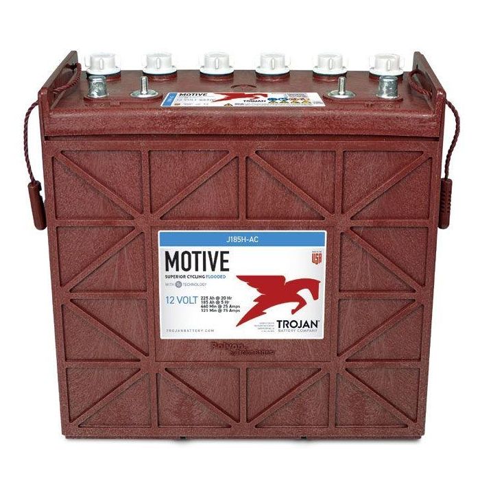 Batterie à décharge lente plomb-acide Trojan J185H-AC 12 V 207 Ah – Plomb-acide (électrolyte liquide)
