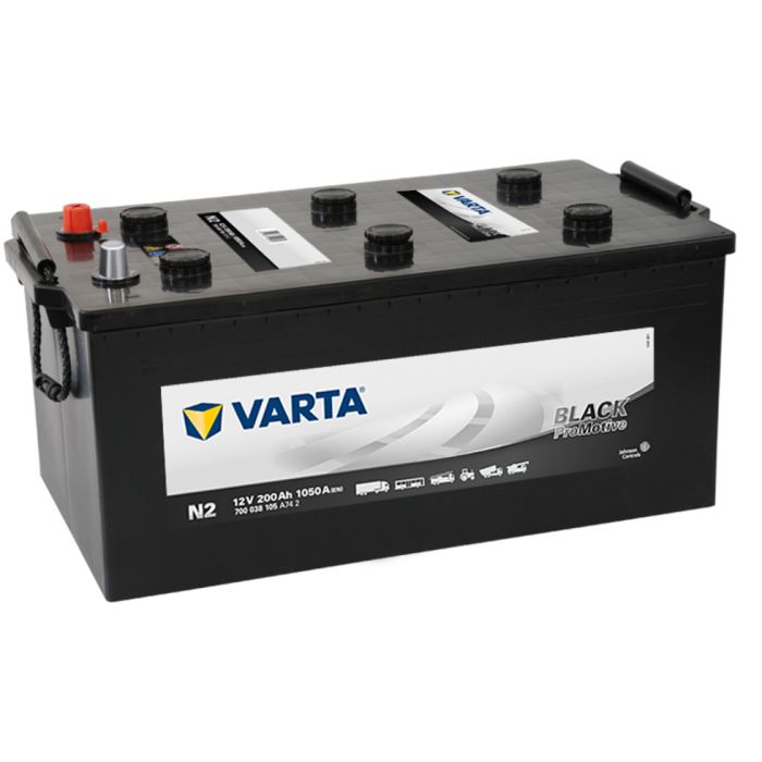 Batterie de démarrage Varta Promotive N2 12 V 200 Ah 1050 A – Plomb-acide (sans entretien)