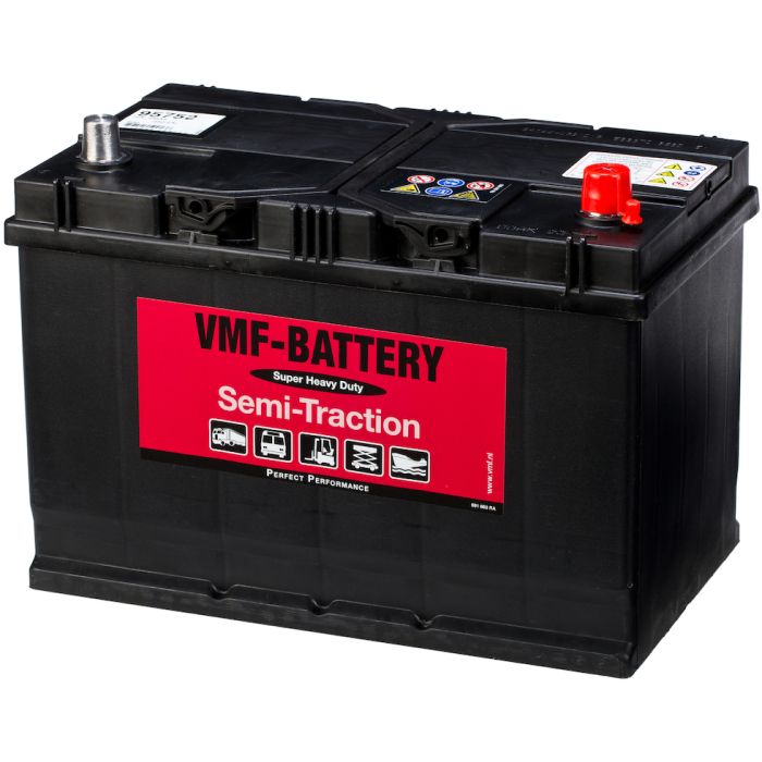Batterie semi-traction VMF 95752 12 V 100 Ah 650 A – Calcium