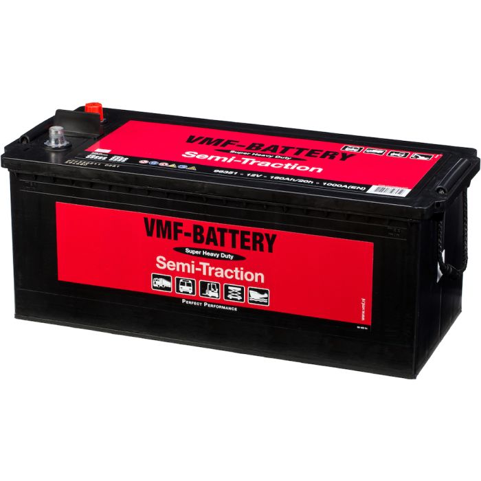 Batterie semi-traction VMF 96351 12 V 180 Ah 1000 A – Calcium