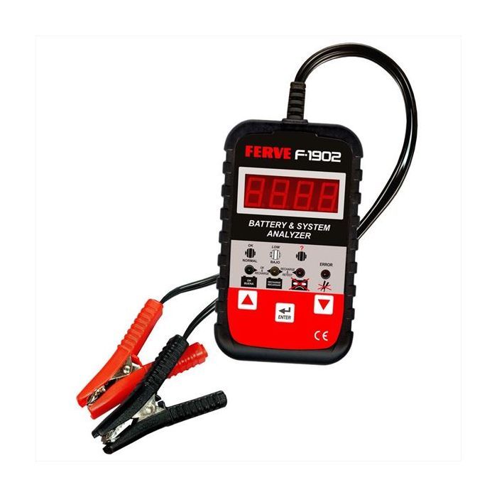 Testeur de batterie Ferve F-1902 12 V 10 à 200 Ah 