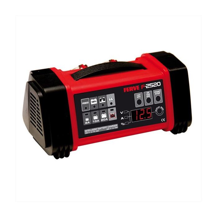 Chargeur de batterie Ferve F-2520 12 V / 24 V 2-20 A 